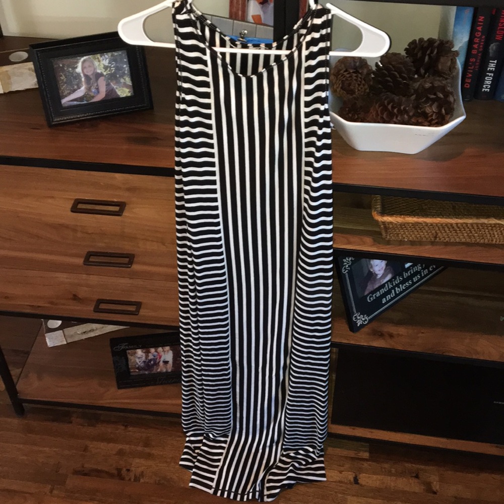 Long Striped Dress